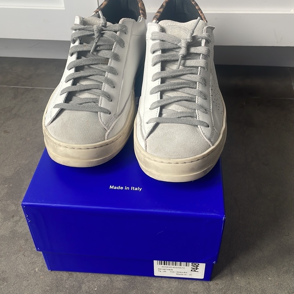 P448 Bthea Leather Sneaker P448 Size 9.5 - Picture 13 of 16
